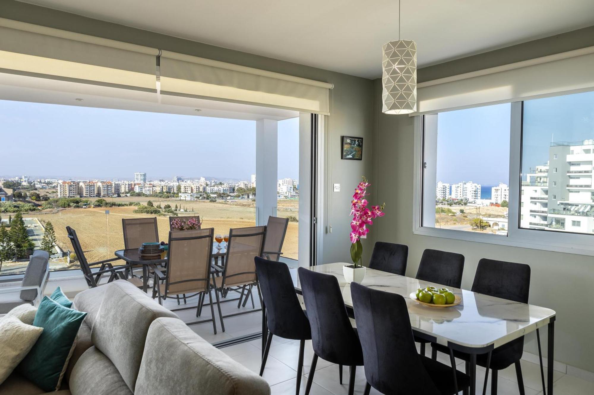 Majestic Sunset Salt Lake Views 300M From Beach لارنكا المظهر الخارجي الصورة